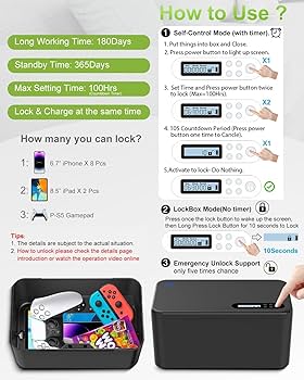 【スマホ依存対策】Timed Lock Box スマホ依存対策に】Timed Lock Box – La cono online